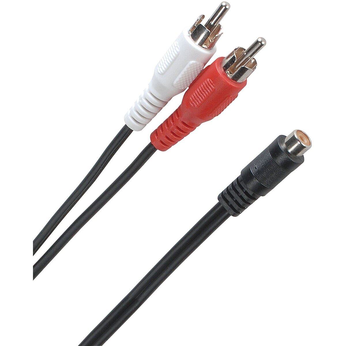 RCA Y Adapter 2 Male To 1 Female